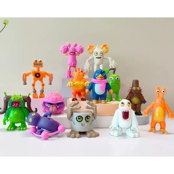 13pcs/set My Singing Monsters Wubbox Figure Action PVC Model High-quality Toy Desk Decor Collection Children‘s Birthday Gifts QZX