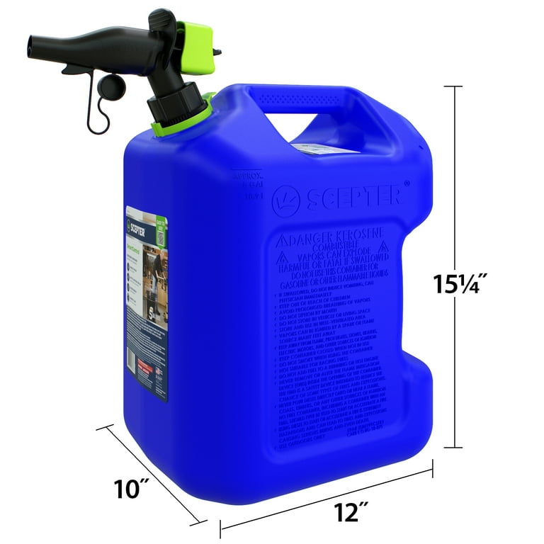 SIDCO Petrol Can 2 x 10 L Fuel Canister Reserve Plastic Canister UN Approval