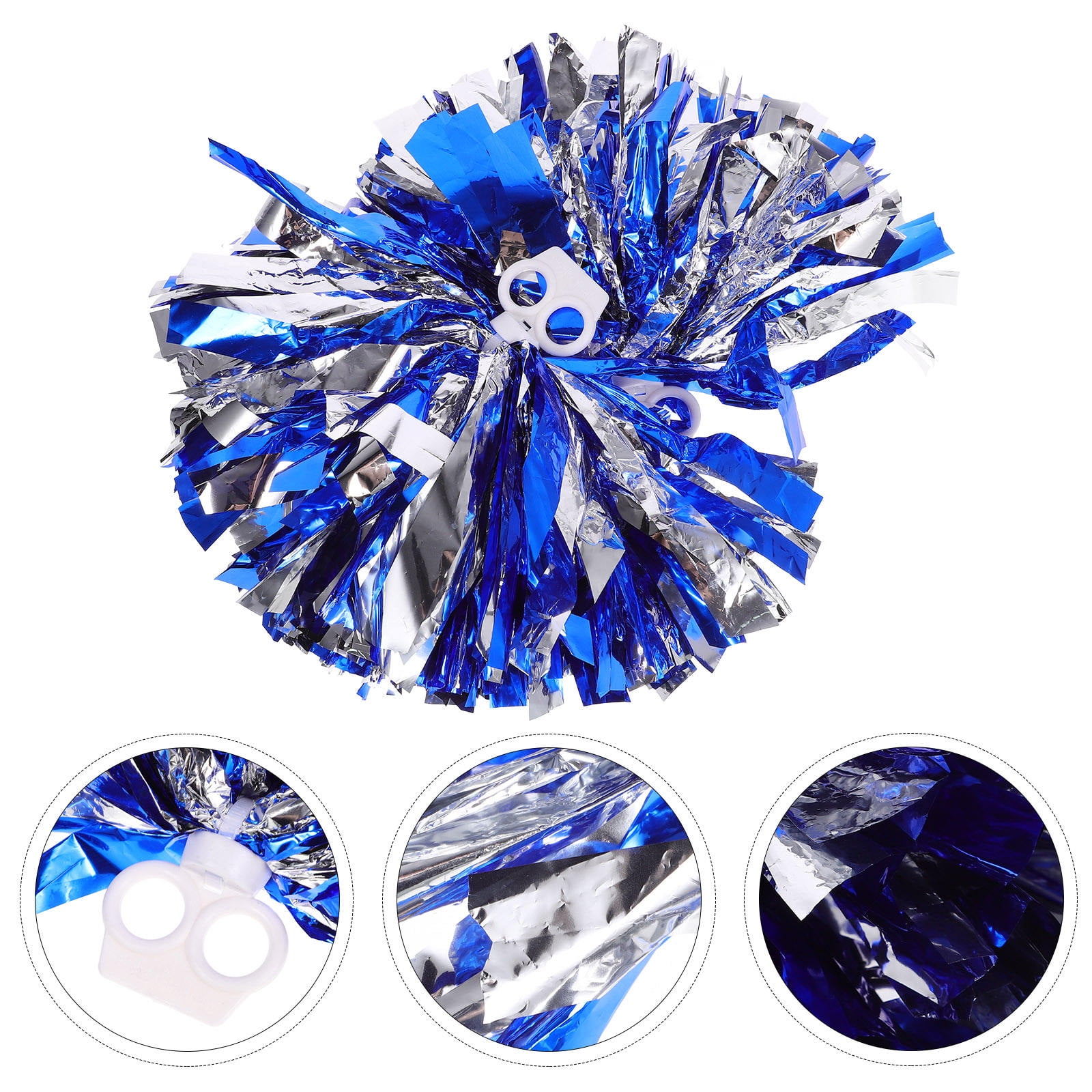 WORGEOUS 12 pcs  Cheerleading Pom Poms Cheerleader Pom Poms Finger Ring Type Cheer Pom Poms