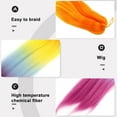 thumbnail image 5 of unbranded Peluca De Sintético Con Colores Combinados Para Disfraces Y Sesiones Fotográficas, 5 of 5