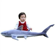 Jesonn Realistic Giant Stuffed Marine Animals Toys Soft Plush Great Shark,335 Or 85Cm,1Pc