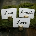thumbnail image 5 of Wooden Photo Holders, Brown Tree Stump Card Stand, 10 Pieces of Wooden Tree Stump Photo Holders Suitable for Wedding Memorabilia Messages Photo Clipping And Desktop Use., 5 of 5