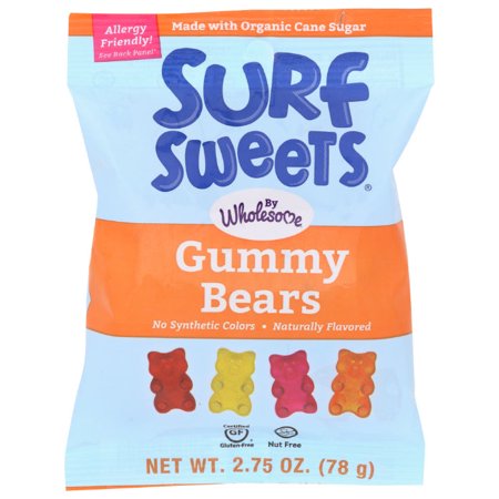 SURF SWEETS GUMMY BEAR 90% ORG 2.75 OZ - Pack of 12