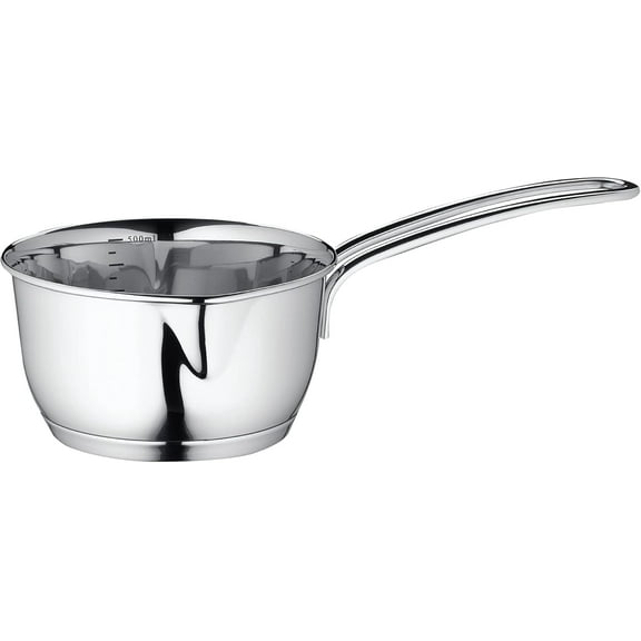 Kuchenprofi Stainless Steel Saucepan with Clad Bottom, 23-Ounce,Silver