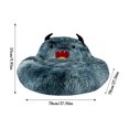 thumbnail image 4 of Pet Winter Bed Fluffy Warm Funny Expression Puppy Bed Cushion Cat Sleeping Bed, 4 of 7