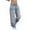 *Light Blue, variant on ClodeEU Womens High Waist Straight Leg Denim Pants, Trendy Casual Baggy Jean Pants with Pockets Light Blue,Womens Plus L