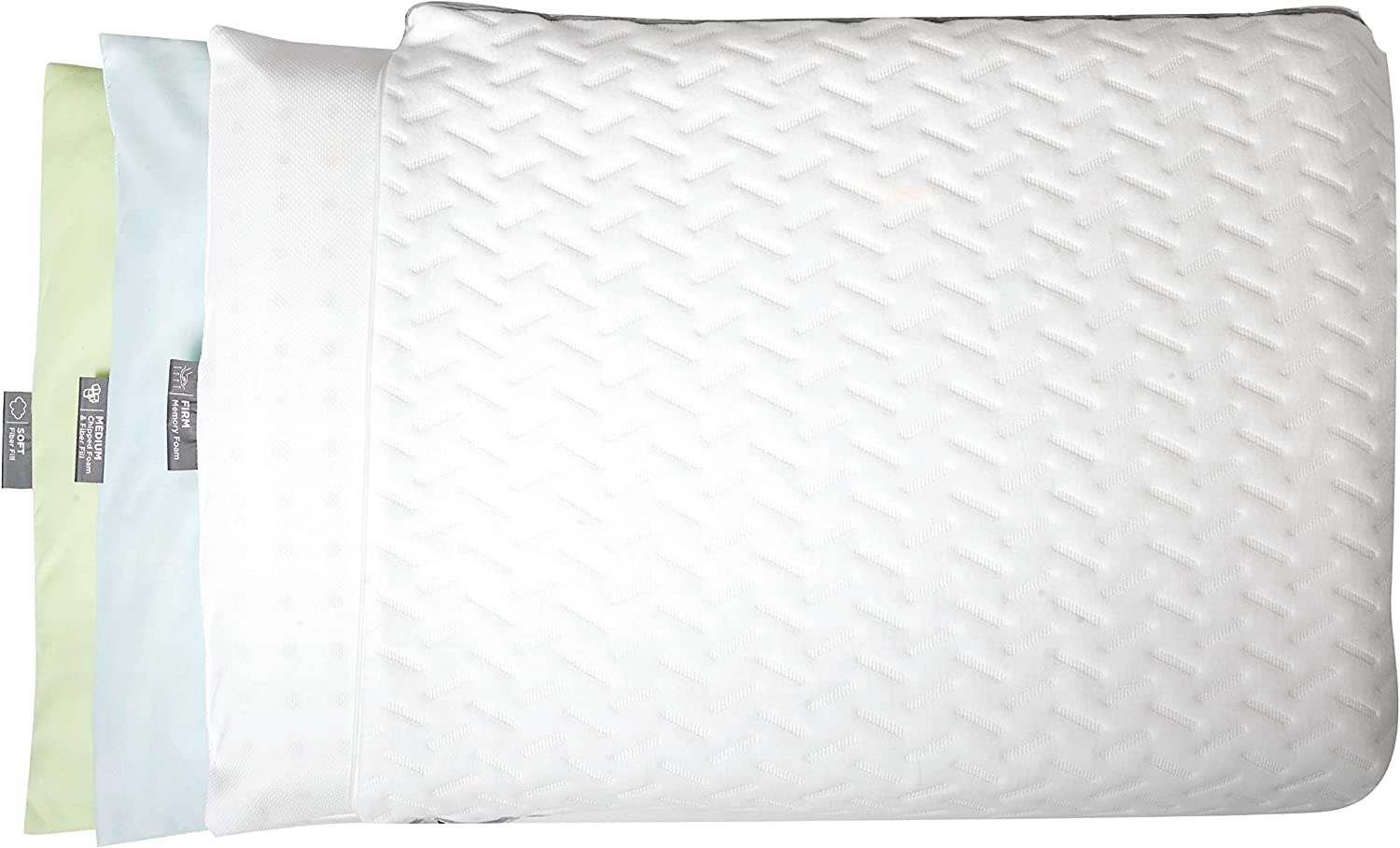 BioSense Layer Adjust Pillow Customizable Support with 3 Removable