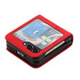 thumbnail image 6 of for Samsung Galaxy Z Flip 6 Stylish Case with Shoulder Strap PU Leather Embossed Shockproof Phone Cover for Samsung Galaxy Z Flip 6, Red, 6 of 10