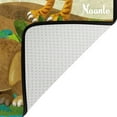 thumbnail image 4 of GZHJMY Animal Dinosaur Area Rug 3'x5', Jungle Forest Polyester Area Rug Mat for Living Dining Dorm Room Bedroom Home Decorative, 4 of 6