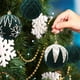 thumbnail image 4 of 8CM Flocked Christmas Balls Hanging Balls Glitter Plastic Balls Christmas Tree Ornament Set Of Four, 4 of 5