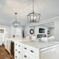 thumbnail image 2 of LNC Modern 4-Light Lantern Chandelier Kitchen Island Lights for Dining Room - L17.5"*W17.5"*H20", 2 of 5