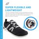 thumbnail image 4 of Zapatillas Prio para Hombre Xero Shoes Negro Blanco Talla 11.5 Ancho Medio, 4 of 8