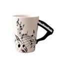 thumbnail image 5 of Taza de cerámica con música de 240 ml, linda taza para café, té, leche, tazas y vasos con asa, regalos novedosos, piano, 5 of 5