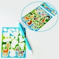 thumbnail image 3 of 8 Sheets Kids Sticker Cartoon Cute Dinosaur DIY Craft Sticker Scrapbook Sticker, 3 of 6