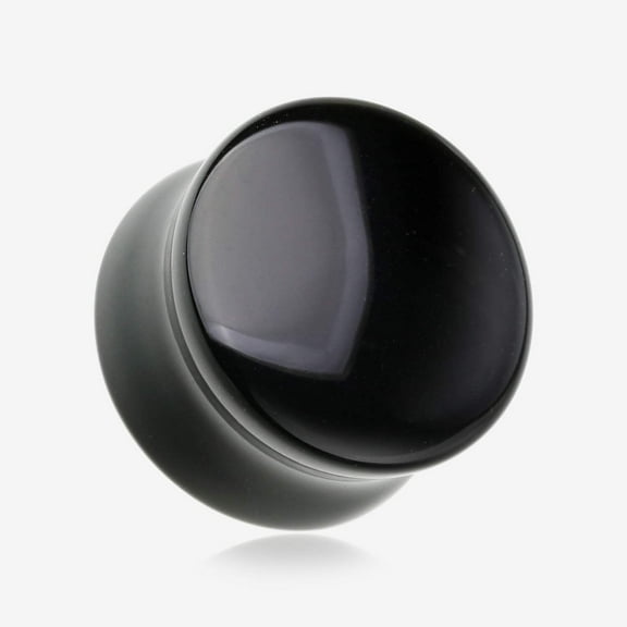 A Pair of Convex Glass Double Flared Plug