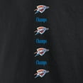thumbnail image 7 of Men's Fanatics  Black Oklahoma City Thunder 2025 NBA Finals Champions Open Shot Pullover Hoodie, 7 of 7