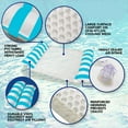 thumbnail image 3 of Inflatable Pool Floats for Adults ,Portable Floating Water Hammock Pool Floaties with a Manual Air Pump, Multi-Purpose Inflatable Hammock, 3 of 6