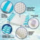 thumbnail image 3 of Colchón de aire Hamaca de agua inflable Salón de la piscina Hamaca Cama de agua Cama flotante plegable Sofá de agua Adepaton LKX-0153-2, 3 of 7
