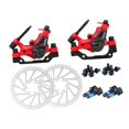 thumbnail image 2 of Almencla Bike Disc Brake Disc Brake System for Fixed Gear Bike Biking Cycling Front Rear 2 Disc, 2 of 8