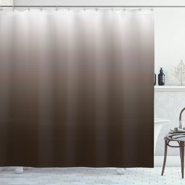 Ombre Shower Curtain Chocolate And, Chocolate Brown And Teal Shower Curtain