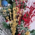 thumbnail image 5 of 10Pcs Artificial Glitter Berry Stem Decorations Bead Sticks Pick Halloween Christmas Ornaments Glittery Twigs for Christmas Tree Xmas Wreath Vase Filler Home Decor (Color mix), 5 of 7