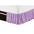 thumbnail image 2 of 100% Egyptian Cotton 1 PCs Ruffled BedSkirt 15 inches (Lilac,King), 2 of 5