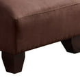 thumbnail image 2 of Benjara BM231827 Arched Fabric Upholstered Chaise Lounge with Pillow, Brown, 2 of 5