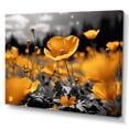 thumbnail image 2 of Designart "Golden Ashen Ranunculus Sunlit Blooms Noir" Floral Canvas Wall Art, 2 of 5