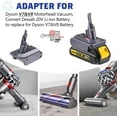 thumbnail image 7 of for Dyson V7 V8 Battery Adapter, Convert for Dewalt 20v Battery to Dyson's Battery, to Replace for Dyson V7&V8 Motorhead Series Cordless Stick Vacuum Cleaner Original Battery (Adapter Only), 7 of 7