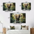 thumbnail image 4 of Designart "African Elephant I" African Metal Wall Decor Set, 4 of 5