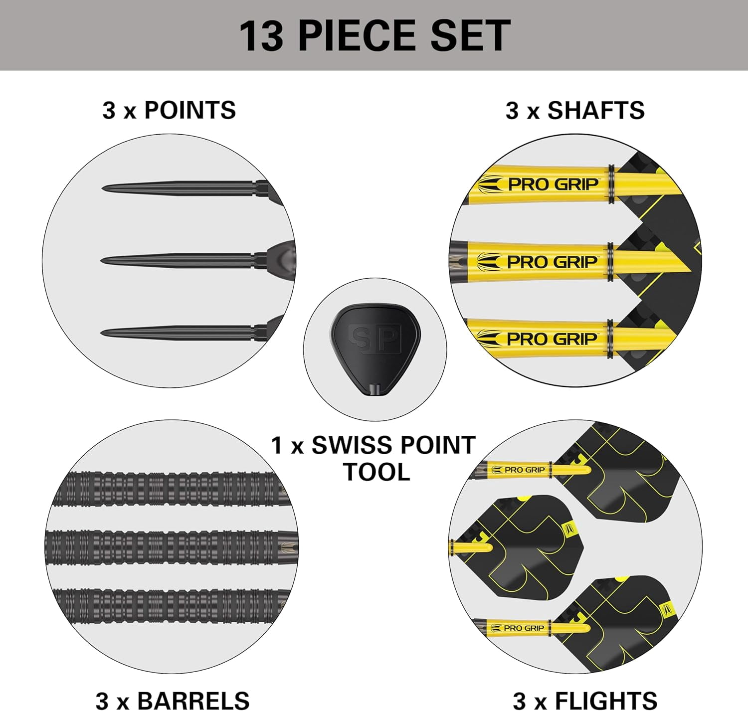 Target Darts Bolide Void 04 21G 90% Tungsten Swiss Point Steel Tip Darts Set