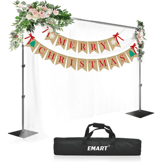 KYTVOLON Arch Backdrop Stand,10x20FT Heavy Duty Professional Backdrop Stand  for Parties,Square Wedding Metal Arch Frame,Durable and Non Stretchable 