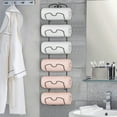 Auledio 6 Tier Metal Towel Rack Organizer Decorative Wall Mount Towel