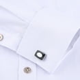 thumbnail image 5 of JTieacloth Mens Stretch Shirts Men's Shirt Comfortable Breathable Casual Dress Shirt Slim Fit Long Sleeve Button Down Shirt For Business Formal Wear White, 5 of 5