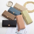 thumbnail image 2 of Summer new PU women's wallet long fashionable large capacity small fresh simple clutch bag mobile phone wallet, 2 of 3