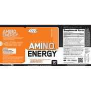 Optimum Nutrition, Essential Amino Energy, Powder, Orange Cooler, 30 Servings