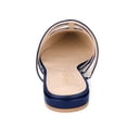 thumbnail image 3 of BLISSFUL STEP Women's Glitter Pointy Toe Flats Mules, 3 of 8