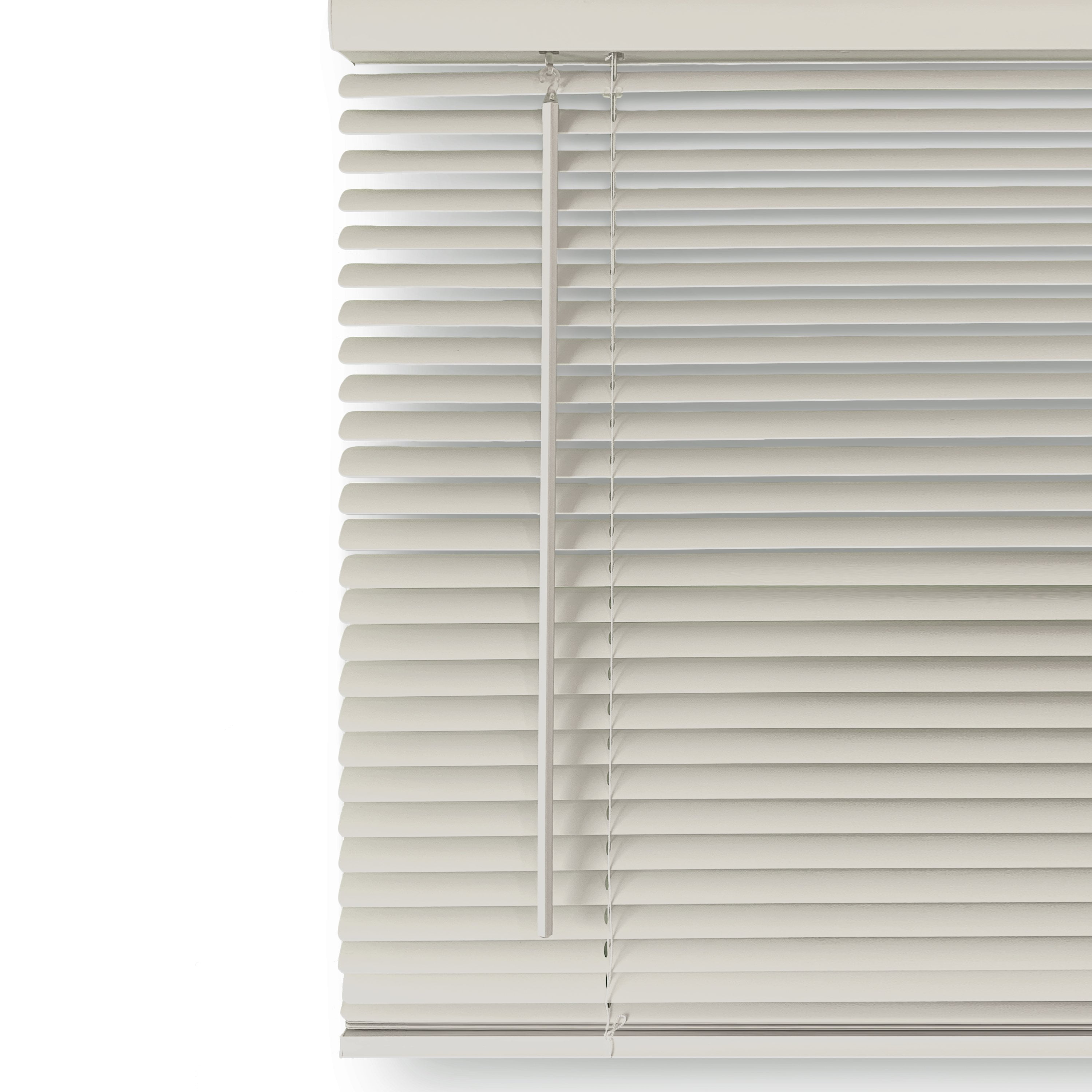 59x48 in White Aluminum Mini Blind Cordless Room Darkening Privacy Window Shade 