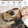 thumbnail image 3 of Orinice Throw Blanket  Flannel Plush Blanket for Bed Couch Sofa Chair Aesthetic Cute Soft Warm for Girls Women Animals Nature-Reading Dog 60x80in, 3 of 6