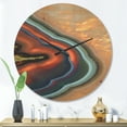 thumbnail image 2 of Designart 'Fractal Mineral Texture ' Modern Wood Wall Clock, 2 of 5