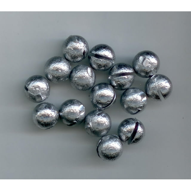 S & J's TACKLE BOX 1/4oz Hand Poured Round Split Shots, 100 PER Pack