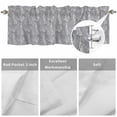 thumbnail image 3 of Lavender Paisley Valances for Windows Abstract Vintage Floral Traditional Ethnic Leaf Valance Curtains Rod Pocket Bathroom Small Window Treatments for Kitchen Living Room Bedroom, 54"x18", 3 of 7