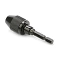 thumbnail image 1 of Portabrocas sin llave para destornillador de impacto, convierte destornilladores inalámbricos en taladros eléctricos en segundos, para brocas de vástago redondo, no se necesitan llaves, 1 of 5