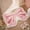 Pink,Free Size, variant on Cute Bow Themed Bedroom Floor Mat, Stain Proof Sturdy Rug, Blue Irregular Bow Window Rug for Home and Decor