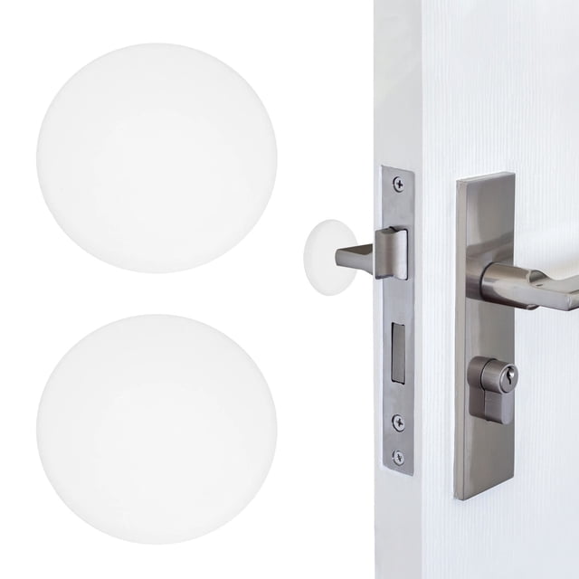 Topes de puerta para protector de pared, bumpers de pomo de puerta de silicona con adhesivo fuerte de 1.6"