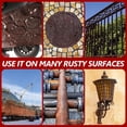 thumbnail image 5 of 4-in-1 Rust Converter & Metal Primer, 34 Fl Oz Black Rust Inhibitor  for Metal, Automotive Rust Reformer, Industrial Grade Water Based, Heat Resistance &, 5 of 6