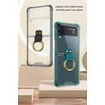 thumbnail image 3 of case for Samsung Z Flip 3 Case, Galaxy Z Flip 3 Case with Ring Protective Cover for Samsung Galaxy Z Flip 3, Bright Black, 3 of 13