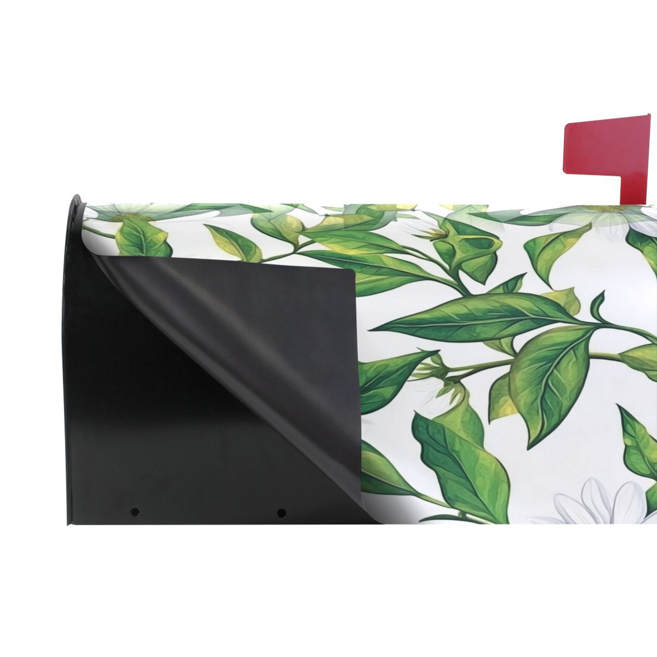 Magnetic PVC Mailbox Cover Sunny Daisy Pattern, 25.4" x 20.7" Large, Waterproof UV Resistant
