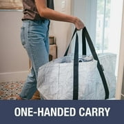 CleverMade 76L Collapsible Storage Basket, Transparent (2PK)