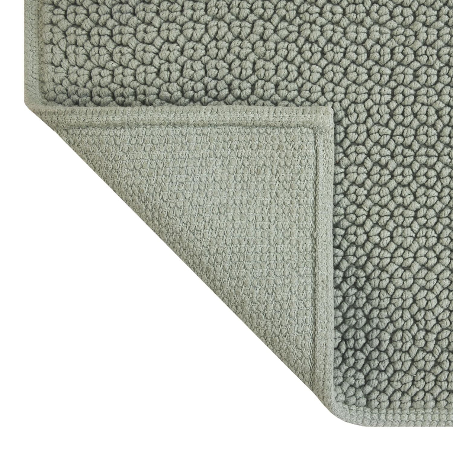 Better Homes & Gardens Signature Soft Looped Bath Mat, Green River, 20" x 34", 100% Cotton, 20"x34"